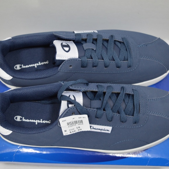 Champion Rally Court Men Blue Running Sneakers 10 - Picture 5 of 8